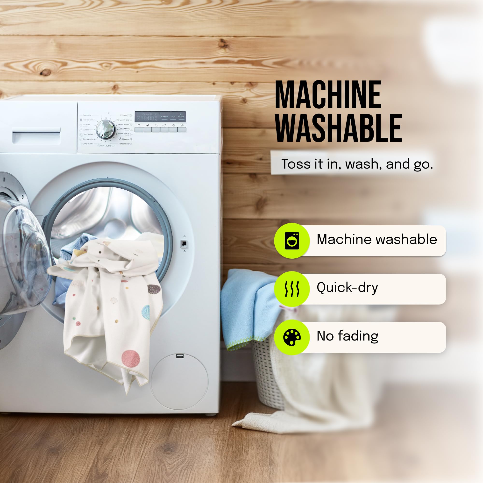 CanvasFlow: Non-Slip Yoga Mat Towel with Printed Design | 72" × 48"