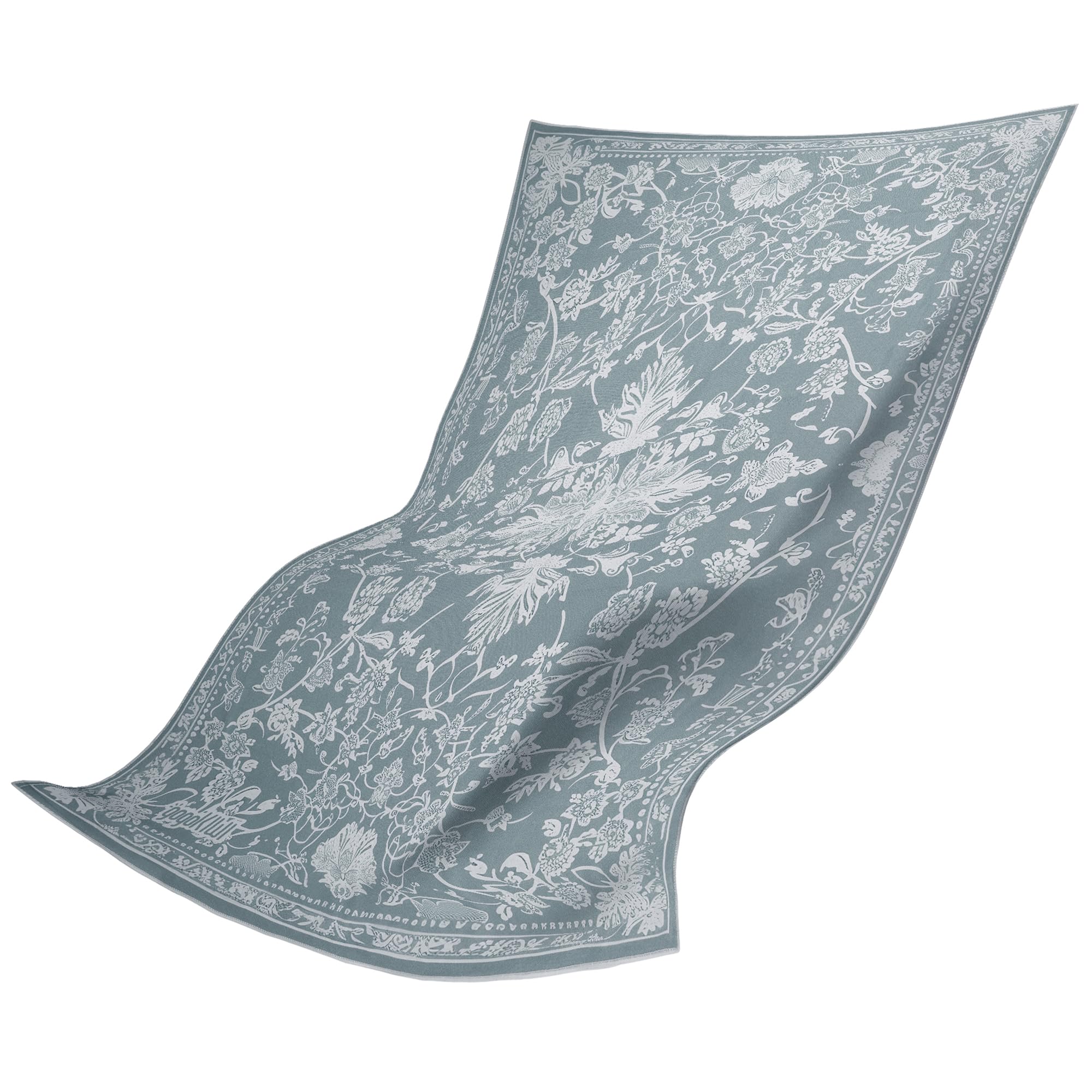 CanvasFlow: Non-Slip Yoga Mat Towel with Printed Design | 72" × 48"