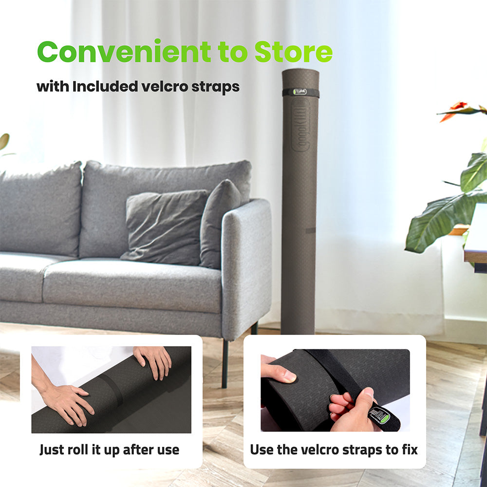 Gogokiwi GrandSpace Mat - Extra Large Yoga Mat for Home Fitness