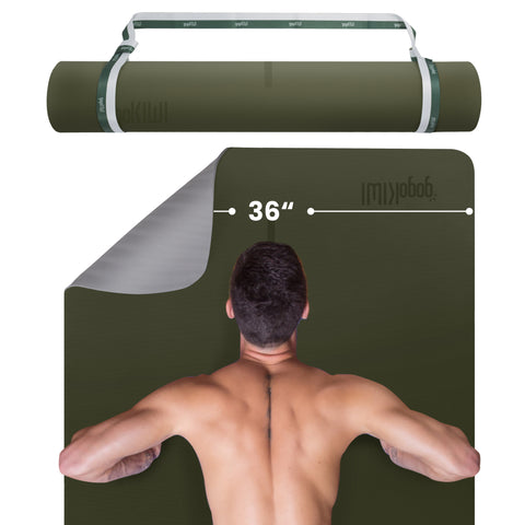 GrandSpace Mat: The Premier Extra Large Yoga Mat for Home Fitness