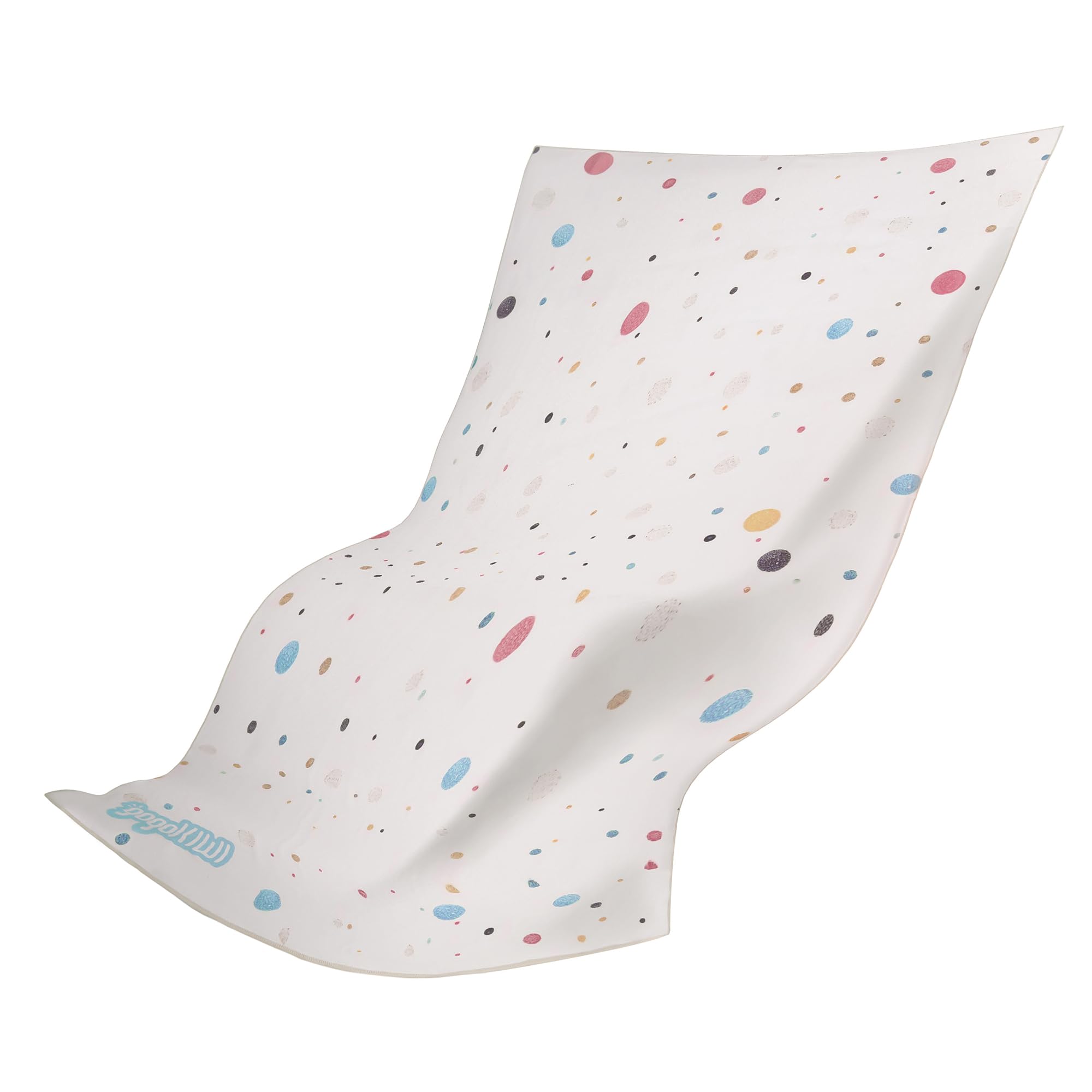 CanvasFlow: Non-Slip Yoga Mat Towel with Printed Design | 72" × 48"