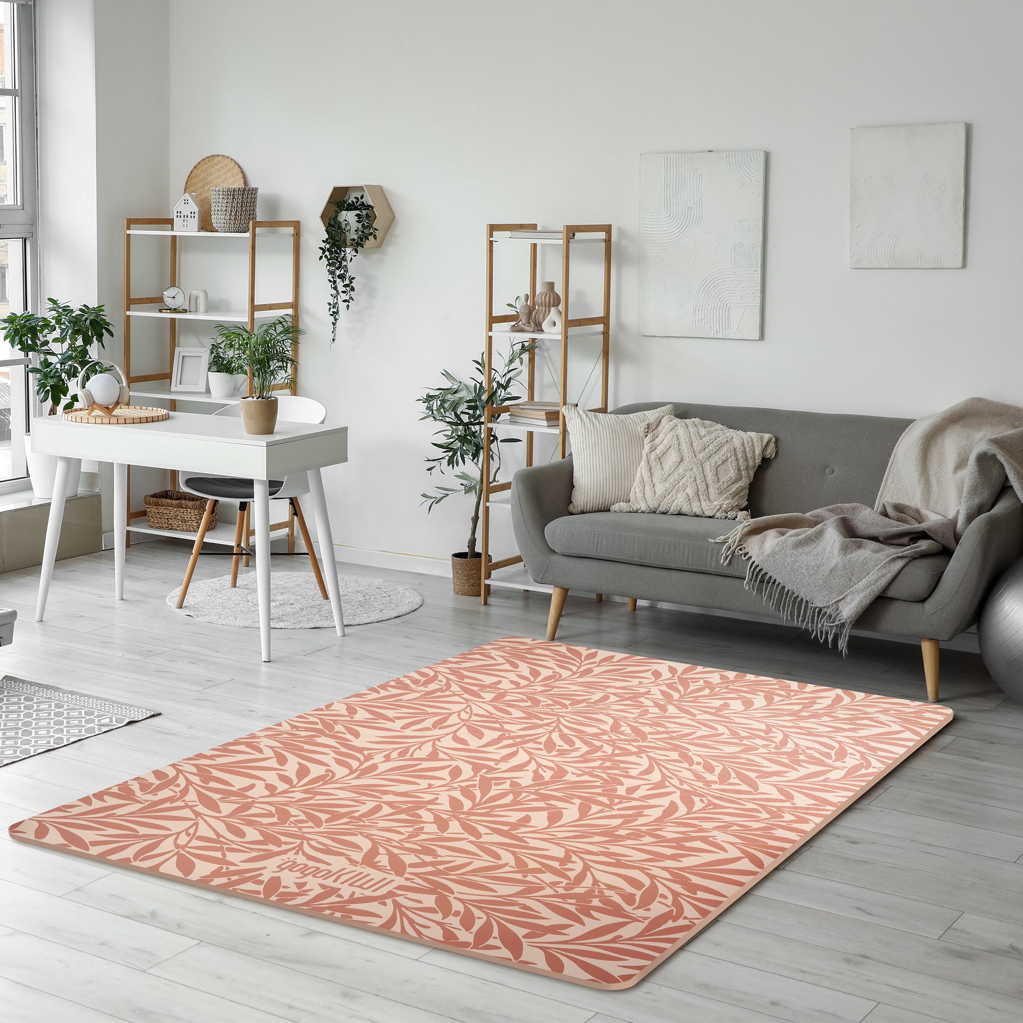 GrandSpace Pattern Edition: The Premier Extra Large Yoga Mat for Home Fitness