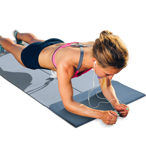 foldable Yoga Mat - Main Image Showcasing Full Mat