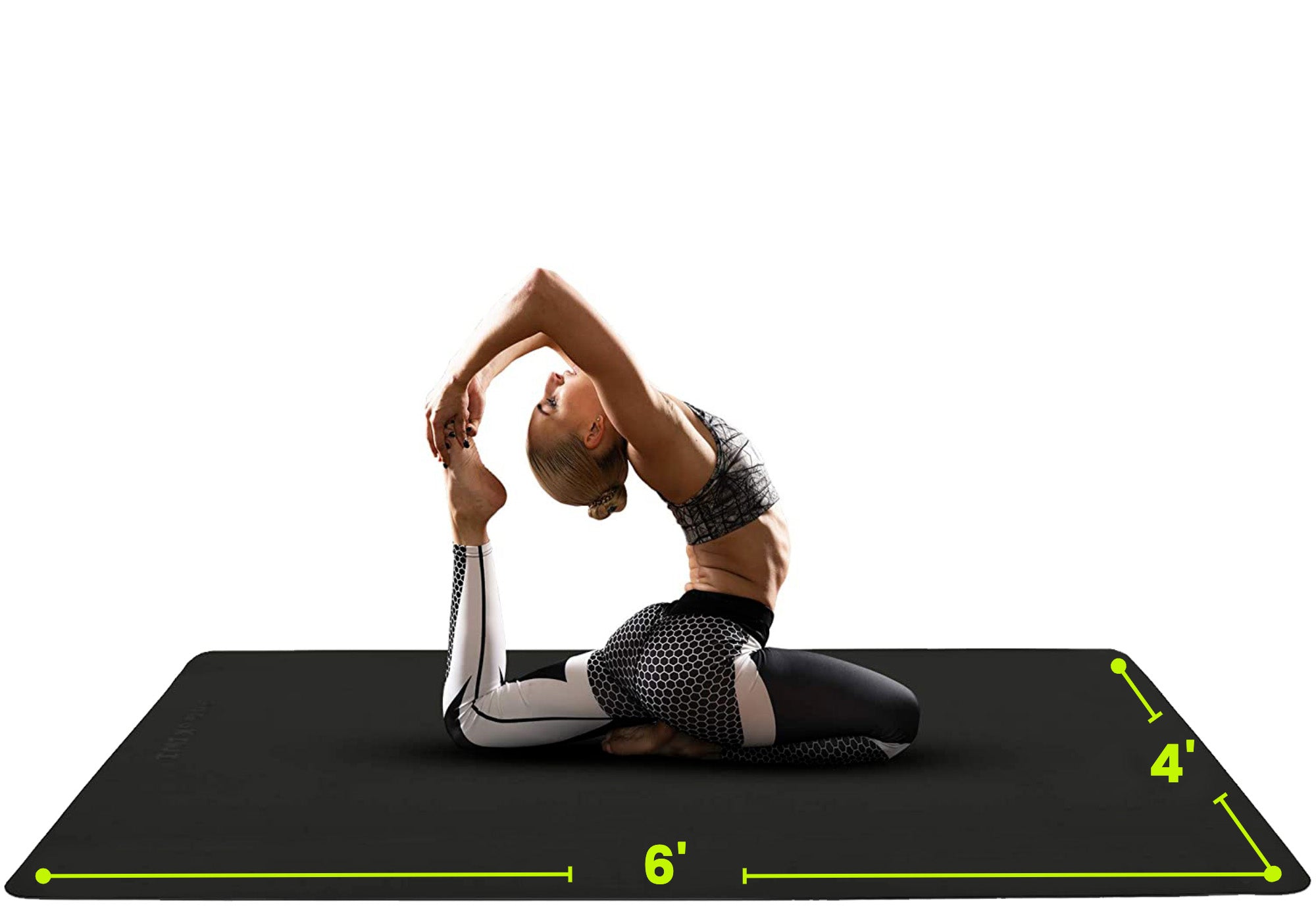 Gogokiwi GrandSpace Mat - Extra Large Yoga Mat for Home Fitness