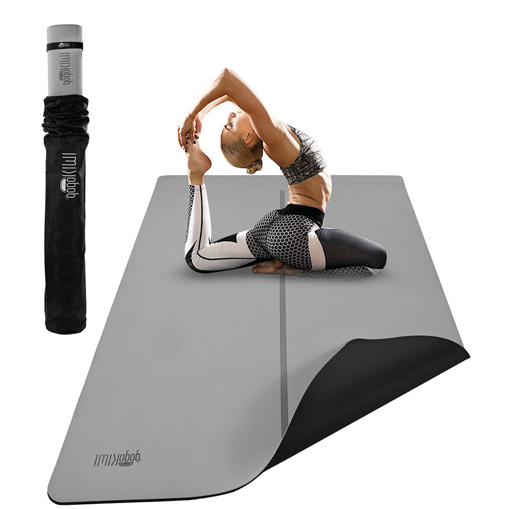  Gogokiwi Thick Yoga Mat 2/5 Thick w/Carrying Strap