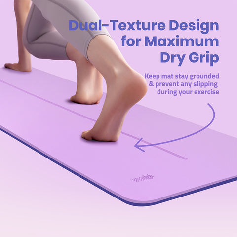 PlushMax Mat - Eco-Friendly 10mm Thick Exercise Mat for Ultimate Comfort