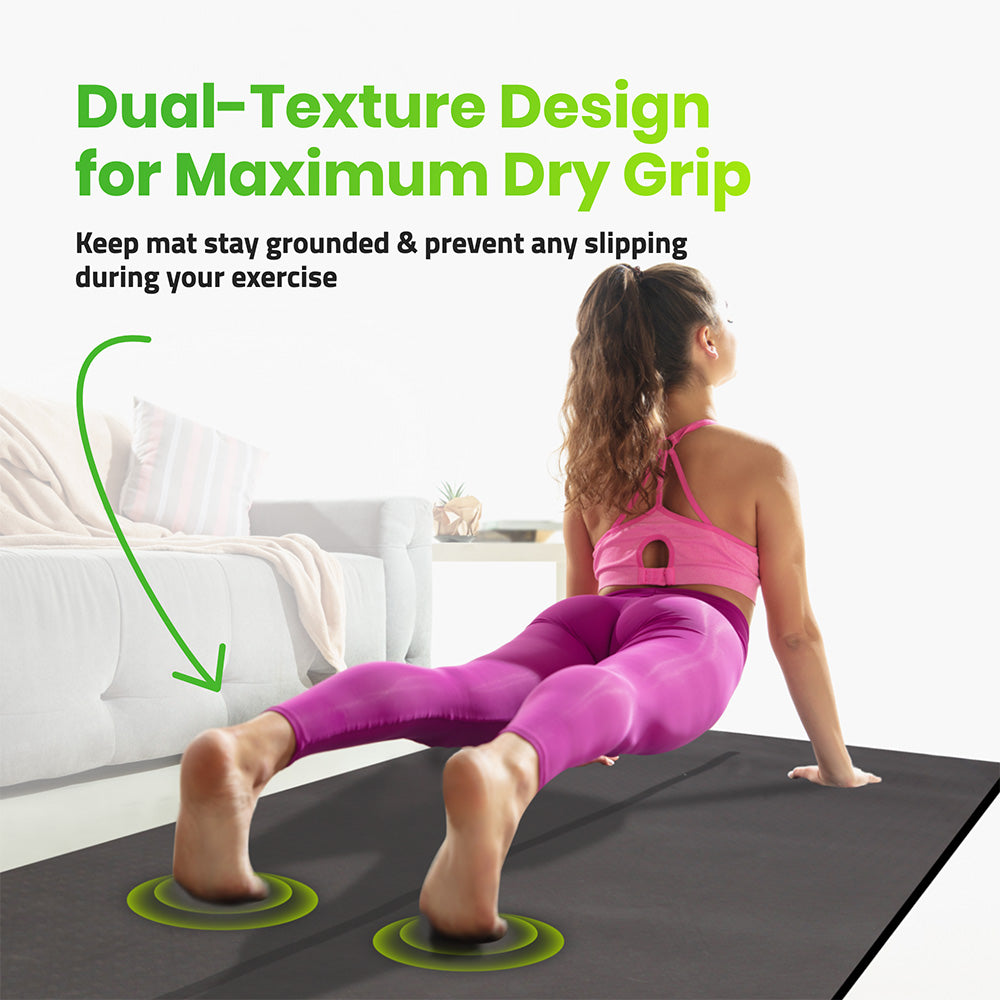 Widewing Mat: The Ultimate 36-inch Wide Yoga Mat - SeaGreen